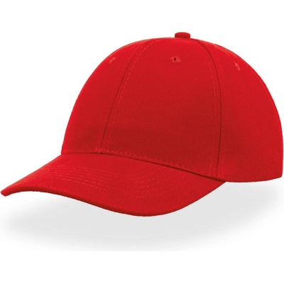 Atlantis Headwear Liberty Six Buckle 6 panelová COT33018200499-red Červená