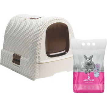 Curver WC kryté Rattan 39 x 39 x 51 cm