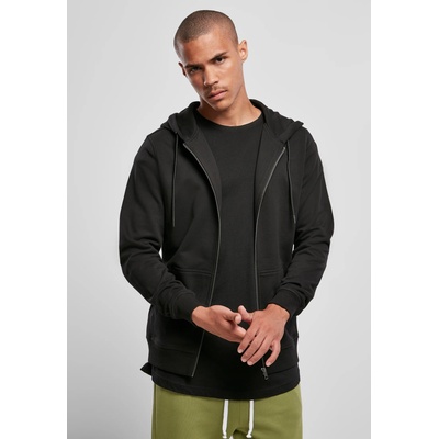 Urban Classics Мъжки суичър в черен цвят Urban Classics Basic Terry Zip Hoody UB-TB3490-00007 - Черен, размер S