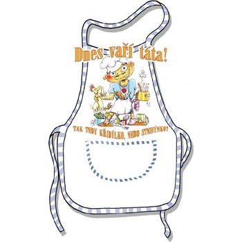 Zástěra s potiskem Dnes vaří táta