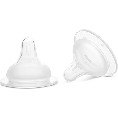 MyFRIEND Силиконови биберони за шише с широко гърло Lorelli - My Friend, 3 m+, 2 броя (1022074)