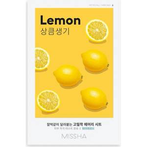 Missha Airy Fit Sheet Mask Lemon маска за лице с екстракт от лимон унисекс 1 бр