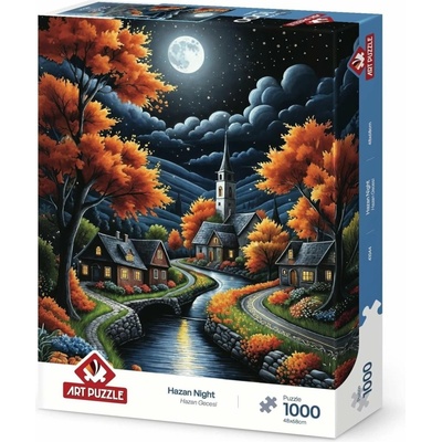 ART PUZZLE Kouzelná podzimní noc 1000 dílků