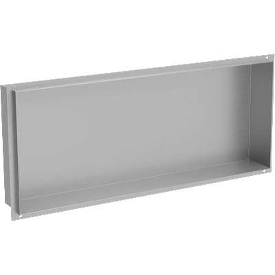 Mexen X-Wall-NR вдлъбната полица без фланец 75 x 30 см, инокс - 1911753010 (1911753010)