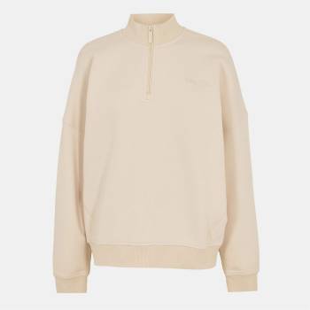USA Pro Дамско горнище с цип USA Pro Quarter Zip Top Womens - Cream