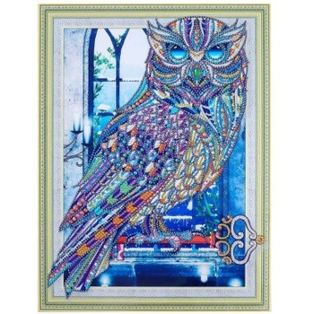 Collection D'Art Collection D`art - Диамантено пано с обли кристали - Кристална Сова (MX006)