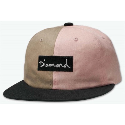 DIAMOND Split Script 2 Pan Strapback Pink PNK
