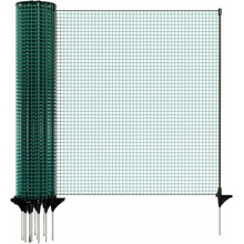 Univerzální zelená ohradníková síť, nevodivá FIX, délka 15 m, výška 90 cm