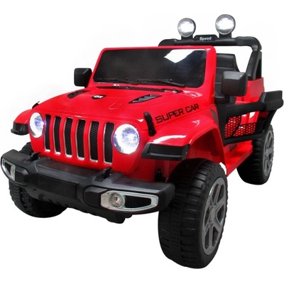 Tomido elektrické autíčko Jeep Wrangler Rubicun červená