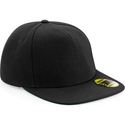 Beechfield B 660 s rovným kšiltem 5 panelová COT53066080899-black/black Černá/černá