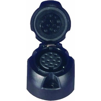 zásuvka 12V 13P plast JAEGER+těsnění