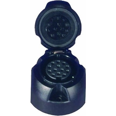 zásuvka 12V 13P plast JAEGER+těsnění