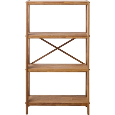 Unique Furniture X-Shelf regál přírodní 70 cm, 124 cm, 30 cm