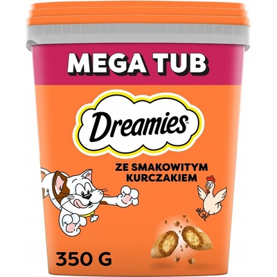 Dreamies Mega Box dospělé kočky kuřecí 350 g