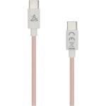 SBOX TYPE-C-1-P 1m 60W Type-C розов кабел за данни и зареждане (TYPE-C-1-P)