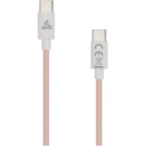 SBOX TYPE-C-1-P 1m 60W Type-C розов кабел за данни и зареждане (TYPE-C-1-P)