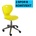 RFG Ученически стол RFG Maxima Move Chrome, полипропилен, до 120 kg, жълт
