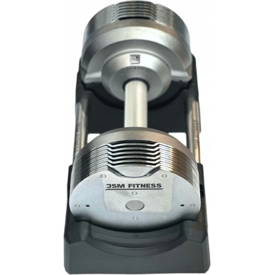 JSM FITNESS Chromované nastavitelné činky 1 x 24 kg