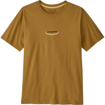 Patagonia Мъжка тениска Patagonia 95 Oval Logo T-Shirt - Bobcat Brown: Sunshine (216-7985-0114)