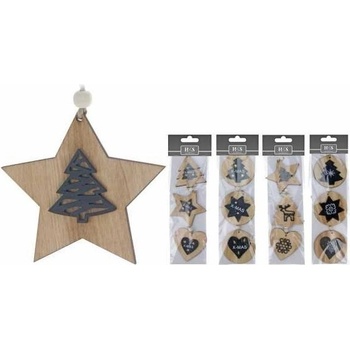 Dekorácia závesná 3d mix