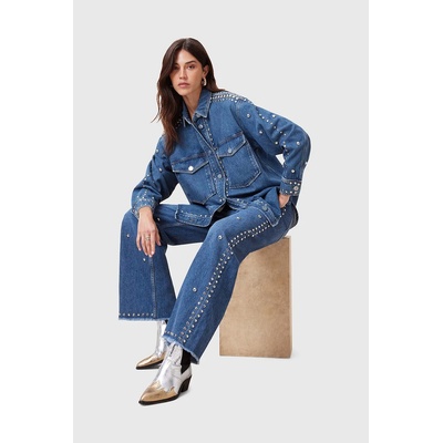 AllSaints Дънкова риза от памук AllSaints ALBA (W051PC)