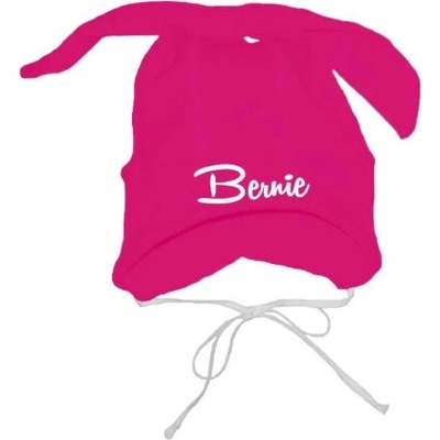 Abenys Detská čiapka BUNNY s vlastným menom ružová