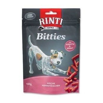 Finnern Rinti Extra Bitties kuře & karotka & špenát 100 g