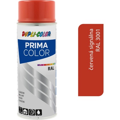 Dupli-color Prima 400 ml RAL3001 červená signálna lesk