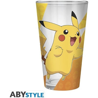 ABYstyle Sklenice Pokémon Pikachu 400 ml