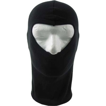 Kukla MFH bavlnená tenká Balaclava 1 otvor čierna