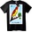NOONEBRAND Тениска Птица Карта - XL, Black