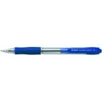 Pilot Химикалка, 0, 22 мм, с бутон, PILOT "Super Grip", синя BPGP-10R-F-L (BPGP-10R-F-L)