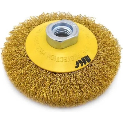 Magg 040009 Kartáč miskový 100, vlnitý drát B 0,30, závit M14x2 PHT040009