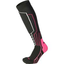 Mico Medium Weight Warm Control Ski Woman Socks nero/fucsia fluo