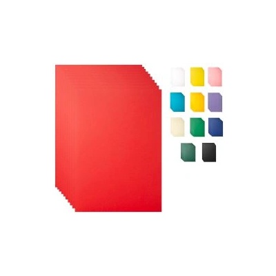 Цветен картон 190г А4 10 листа