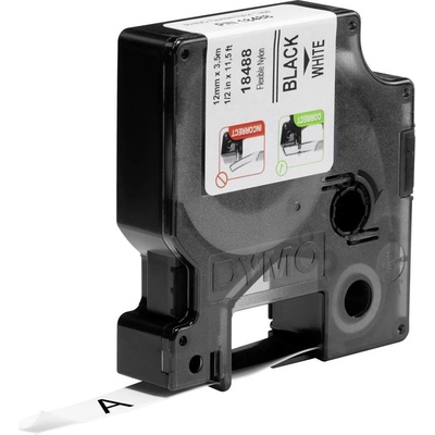 etikety DYMO IND RHINO 18758 Nylon Farba pásky: biela Farba písma:čierna 12 mm 3.5 m