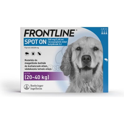 Frontline спот он за кучета 3 бр L-пипета