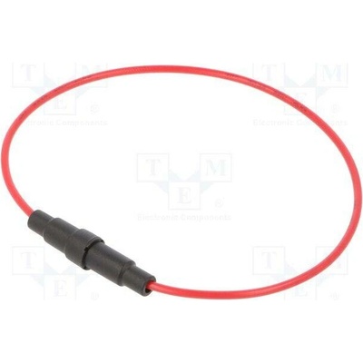 LITTELFUSE 01500274LXN Zásuvka; 5x20mm; Imax: 5A; Ujmen: 350V; Výv: vodiče; -40÷80°C