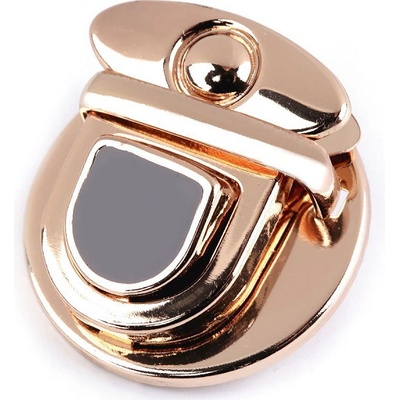 Prima-obchod Sada zapínání na tašku 30x34 mm, barva růžové zlato černá