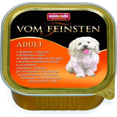 Animonda Vom Feinsten Adult Dog hydina a teľa 24 x 150 g
