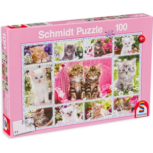 Schmidt Spiele Пъзел Schmidt от 100 части - Котенца (56135) - baby