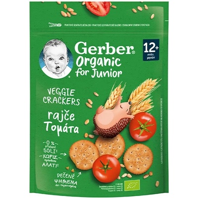 Gerber Organic krekry s rajčinami 100 g