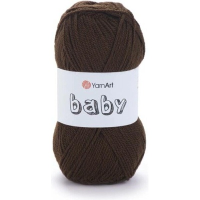 Yarn Art příze Baby 1182 hnědá