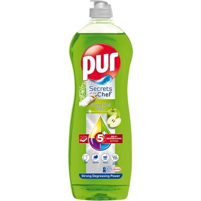 Pur Secrets of Chef Soda Effect Apple prostriedok na ručné umývanie riadu 750 ml