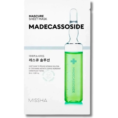 MISSHA - Mascure Rescue Solution Sheet Mask Madecassoside 28ml