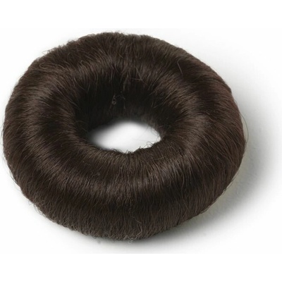 BraveHead Synthetic Hair Bun Brown L 8 cm