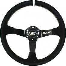 WRC 350 mm černý semiš / stříbrný šev