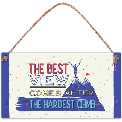 Simetro Табелка Simetro - The Best View Comes After The Hardest Climb (20092)