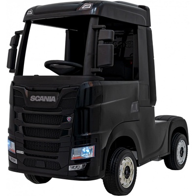 mamido Elektrický kamion Scania R-SERIE 4x4 černý
