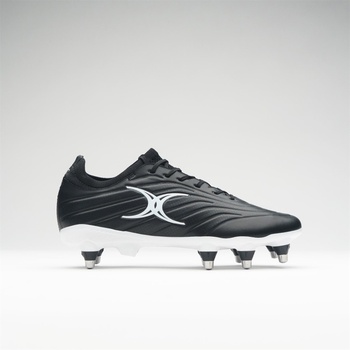 Gilbert Ръгби обувки Gilbert Icon Power 8 Adults Soft Ground Rugby Boots - Black